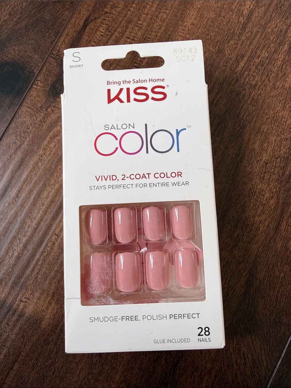 Kiss Salon Color Press-On Nails - Dusty Pink